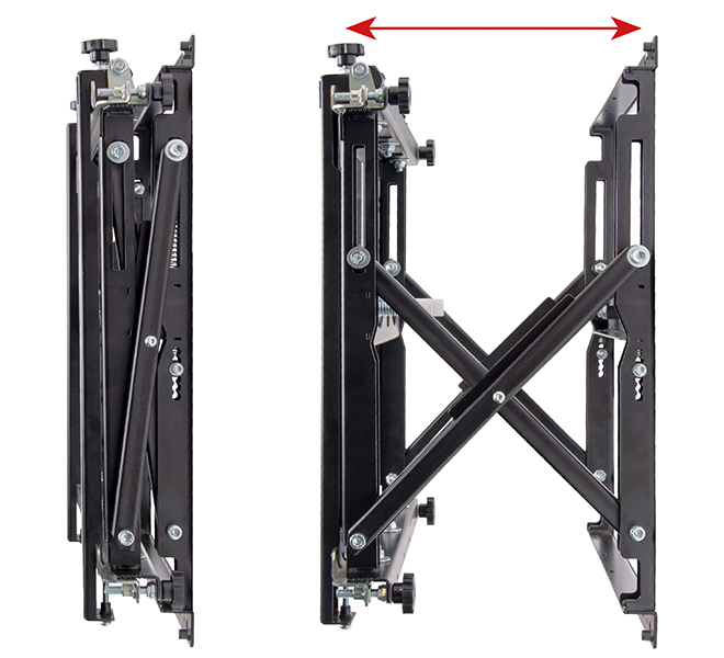 B-TECH BT8310XL - 125 kg - 106,7 cm (42 Zoll) - 3,05 m (120 Zoll) - 200 x 100 mm - 400 x 400 mm, Ansicht 3