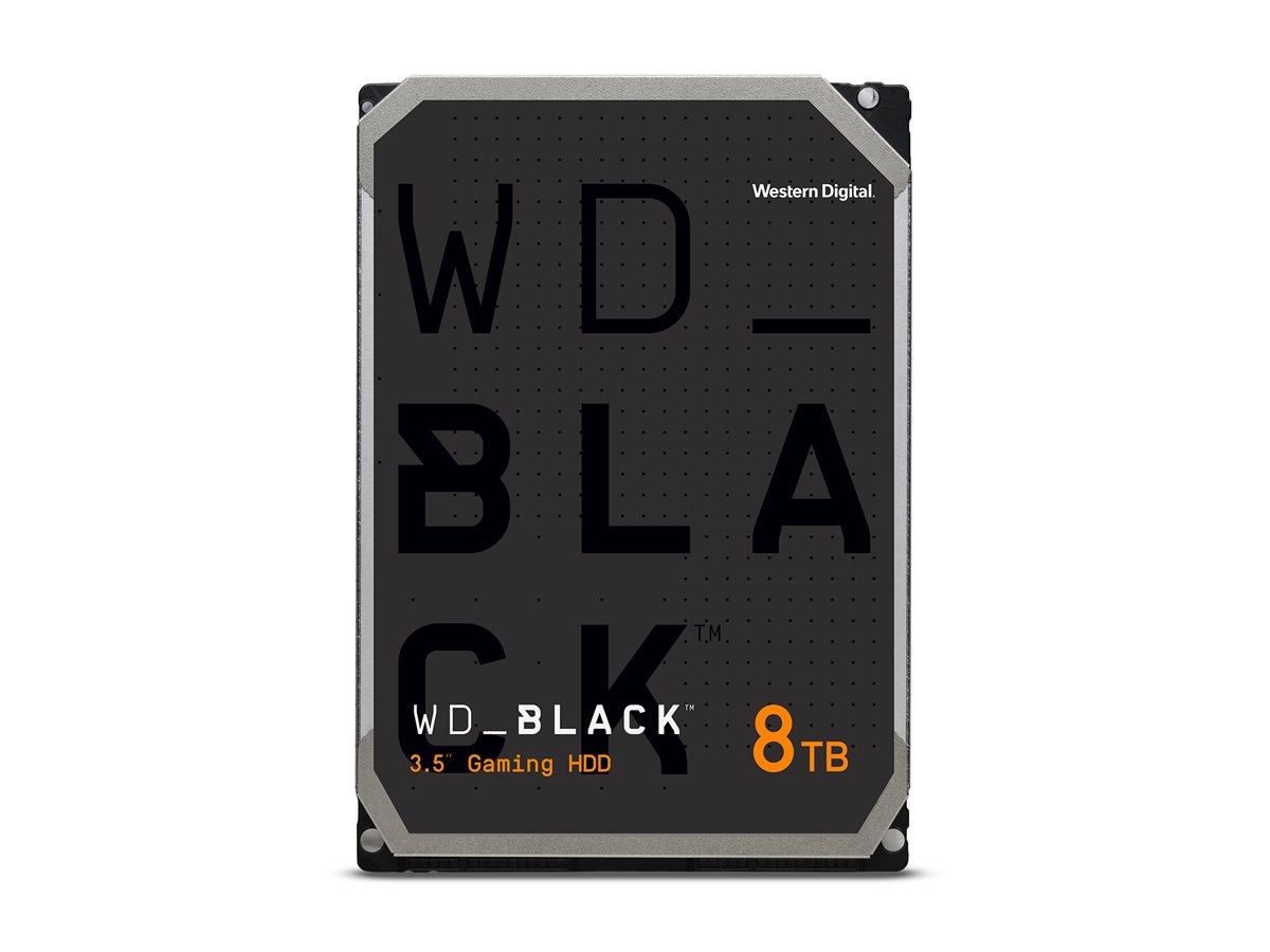 WD_BLACK WD Black WD8002FZBX - Festplatte - 8 TB - Gaming - intern - 3.5 (8.9 cm)