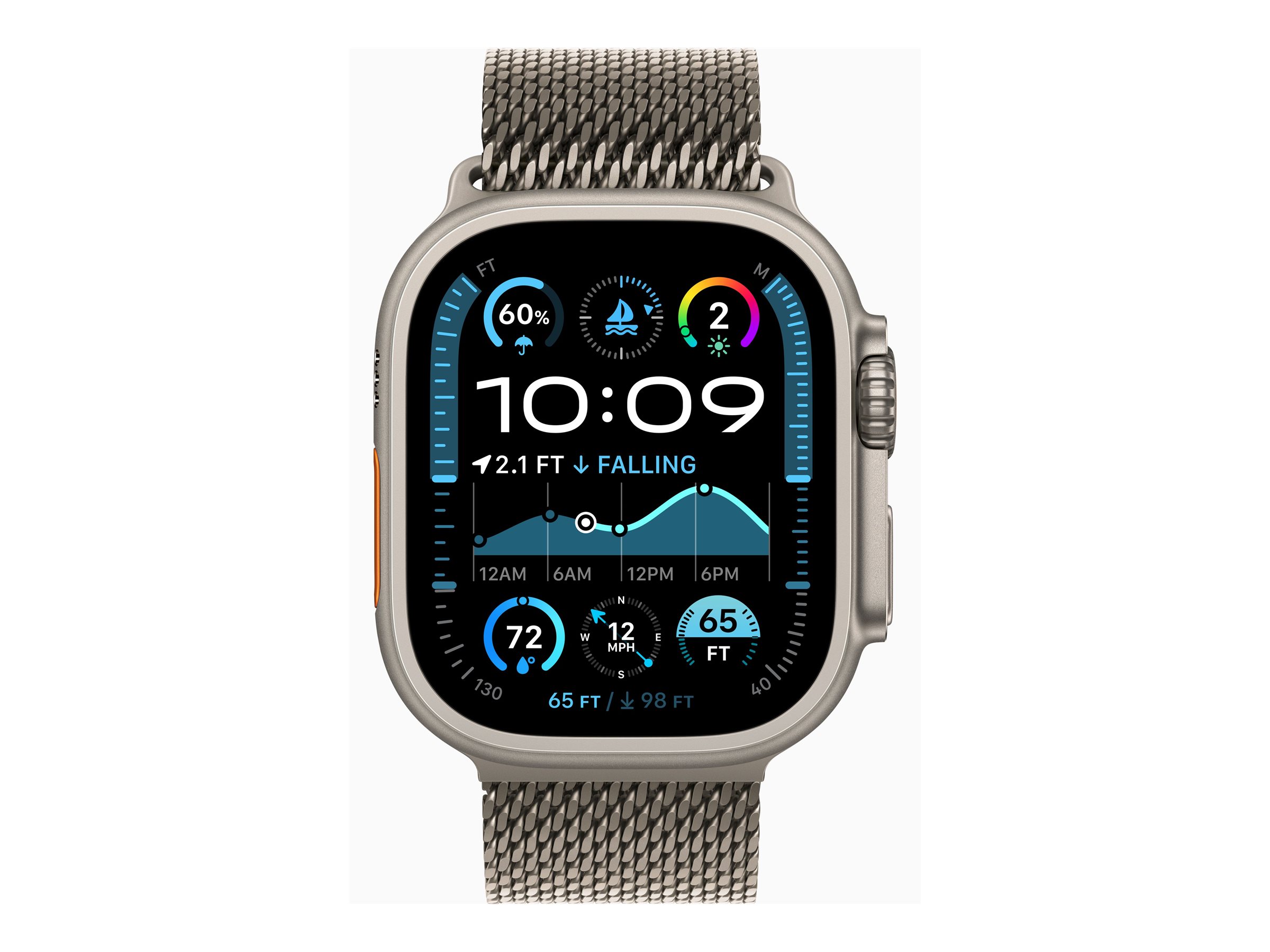 Apple Watch Ultra 2 - 49 mm - natürliches Titan, Ansicht 3