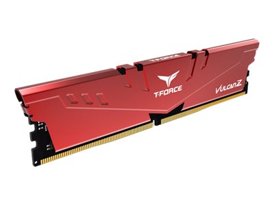 Team Group T-Force Vulcan Z - DDR4 - Modul - 16 GB - DIMM 288-PIN - Rot, Ansicht 2