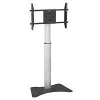 Techly TV LEDLCD Standfuß 32-70 höhenverstellbar schwarz silber