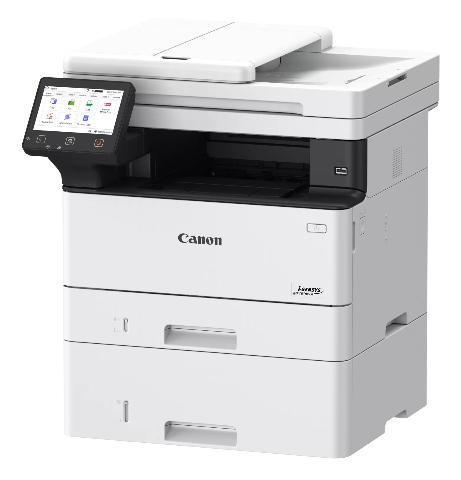 Canon i-SENSYS MF461dw II - Multifunktionsdrucker - s/w - Laser - A4 (210 x 297 mm), Ansicht 2