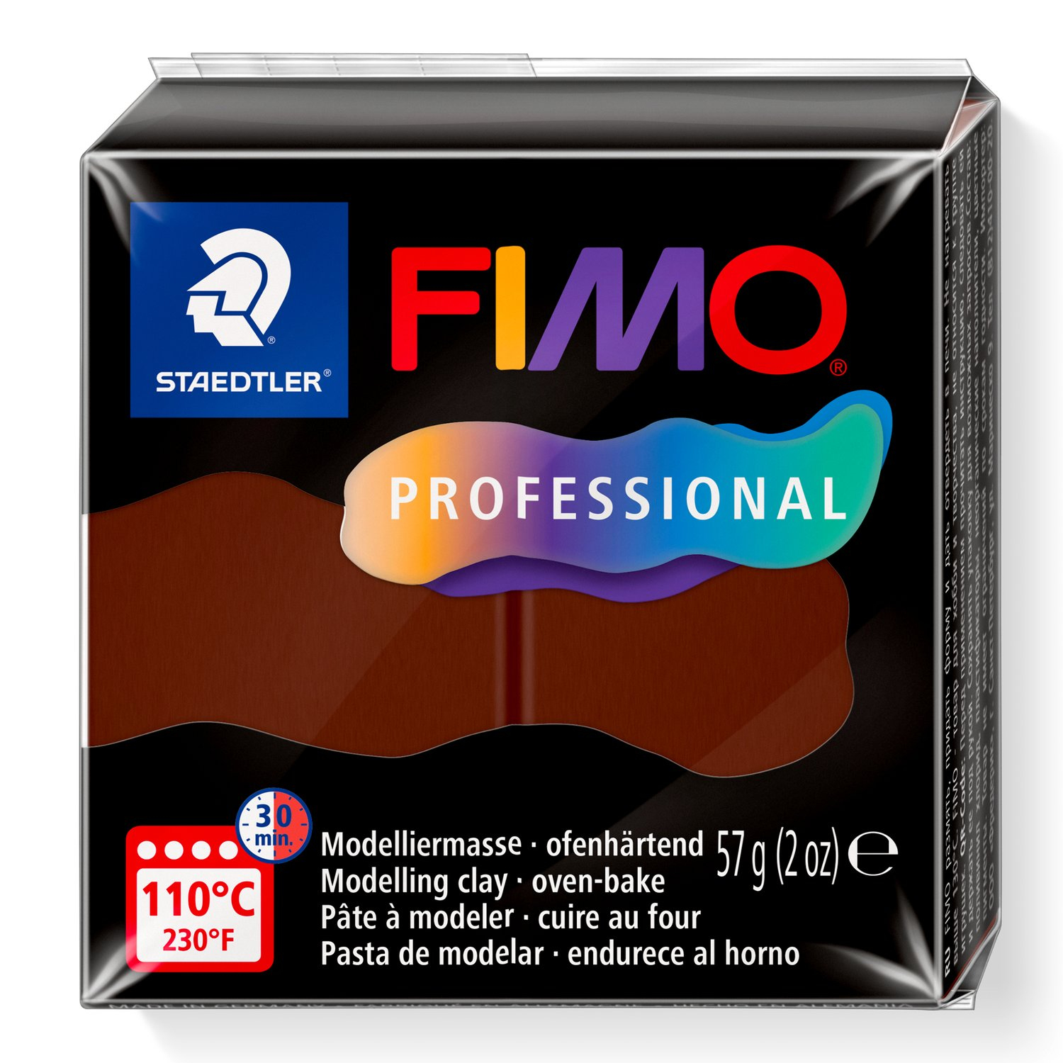 STAEDTLER Mod.masse Fimo prof 57g schoko, Ansicht 2