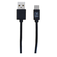 2GO USB Ladekabel - schwarz - 100cm für USB Type-C 3.1 (795782)