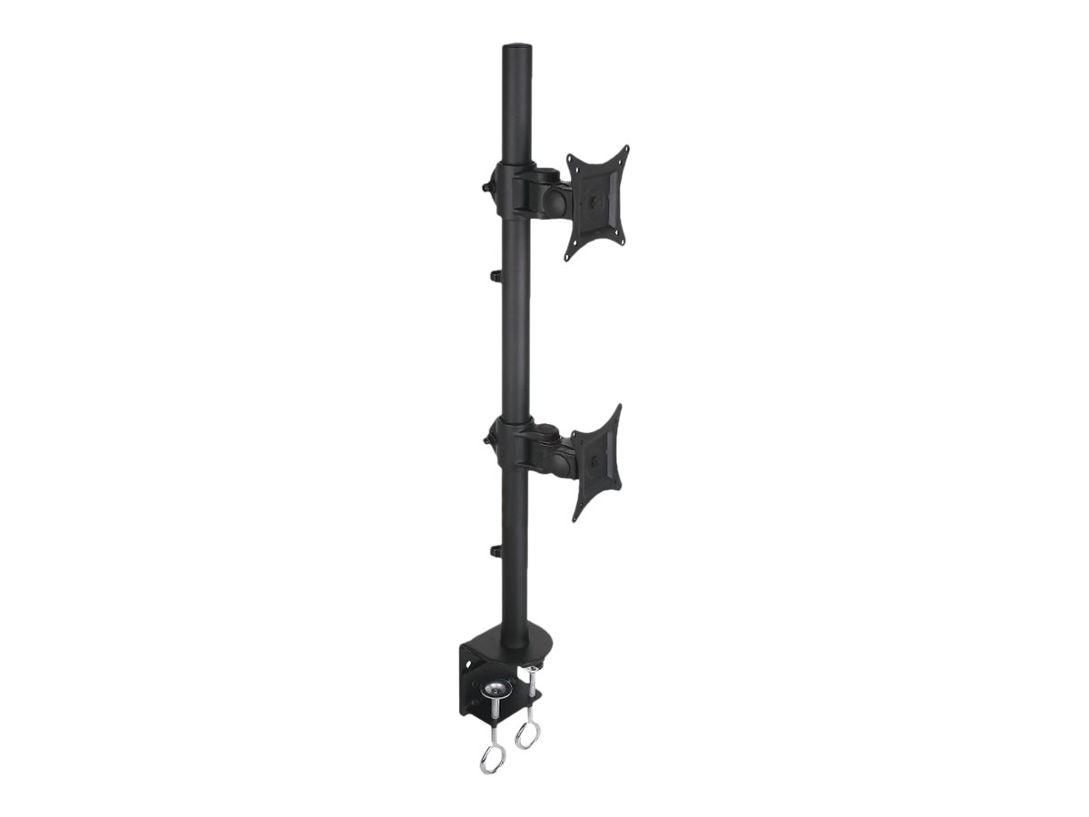 Techly Befestigungskit für 2 Monitore - Schwarz - Bildschirmgröße: 33-68.6 cm (13-27), Ansicht 3