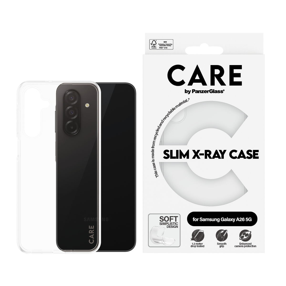 PanzerGlass CARE by PanzerGlass X-Ray - Hintere Abdeckung für Mobiltelefon, Ansicht 4