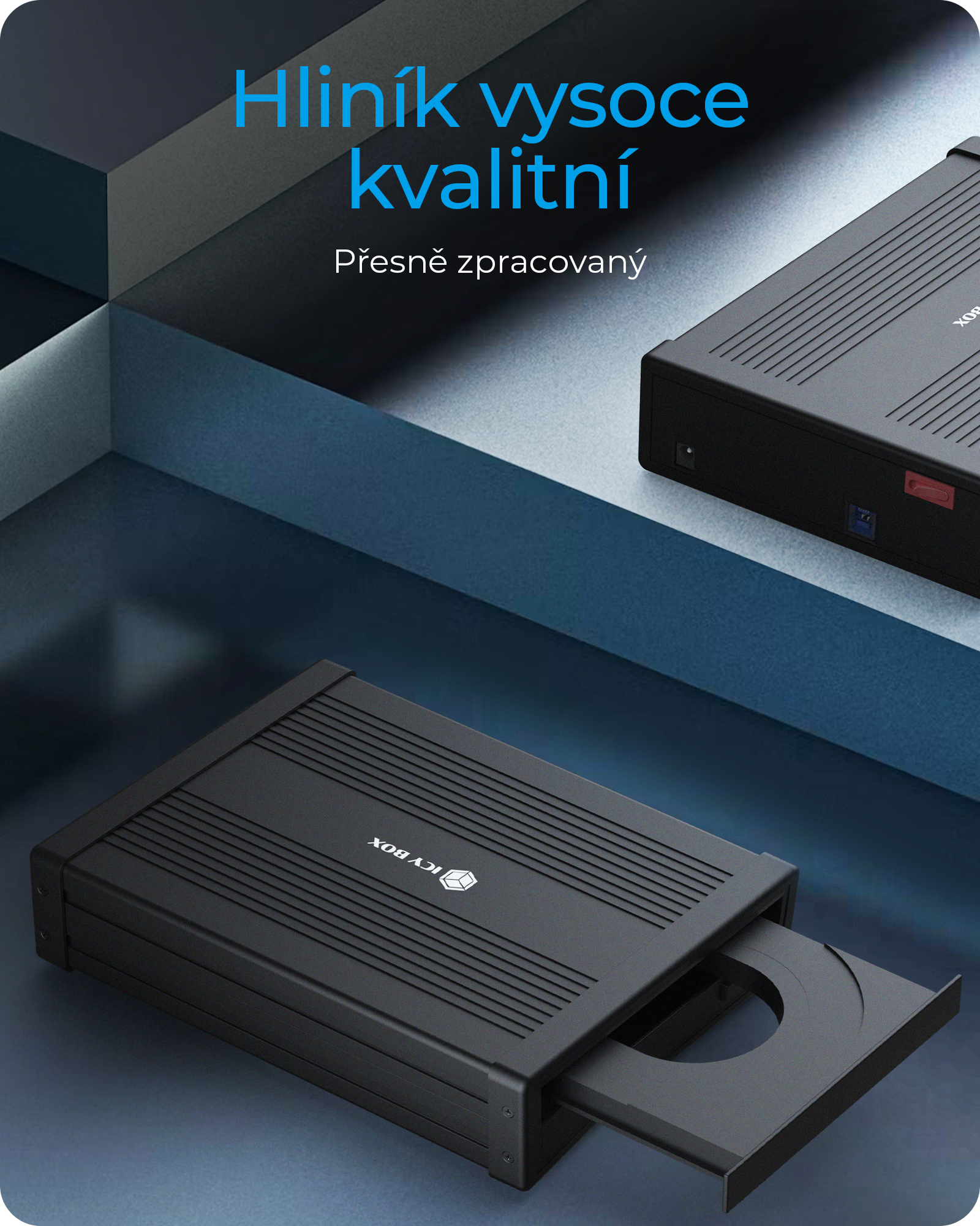 ICY BOX IB-525-U3 - Speichergehäuse - SATA 6Gb/s - USB 3.2 (Gen 1), Ansicht 3