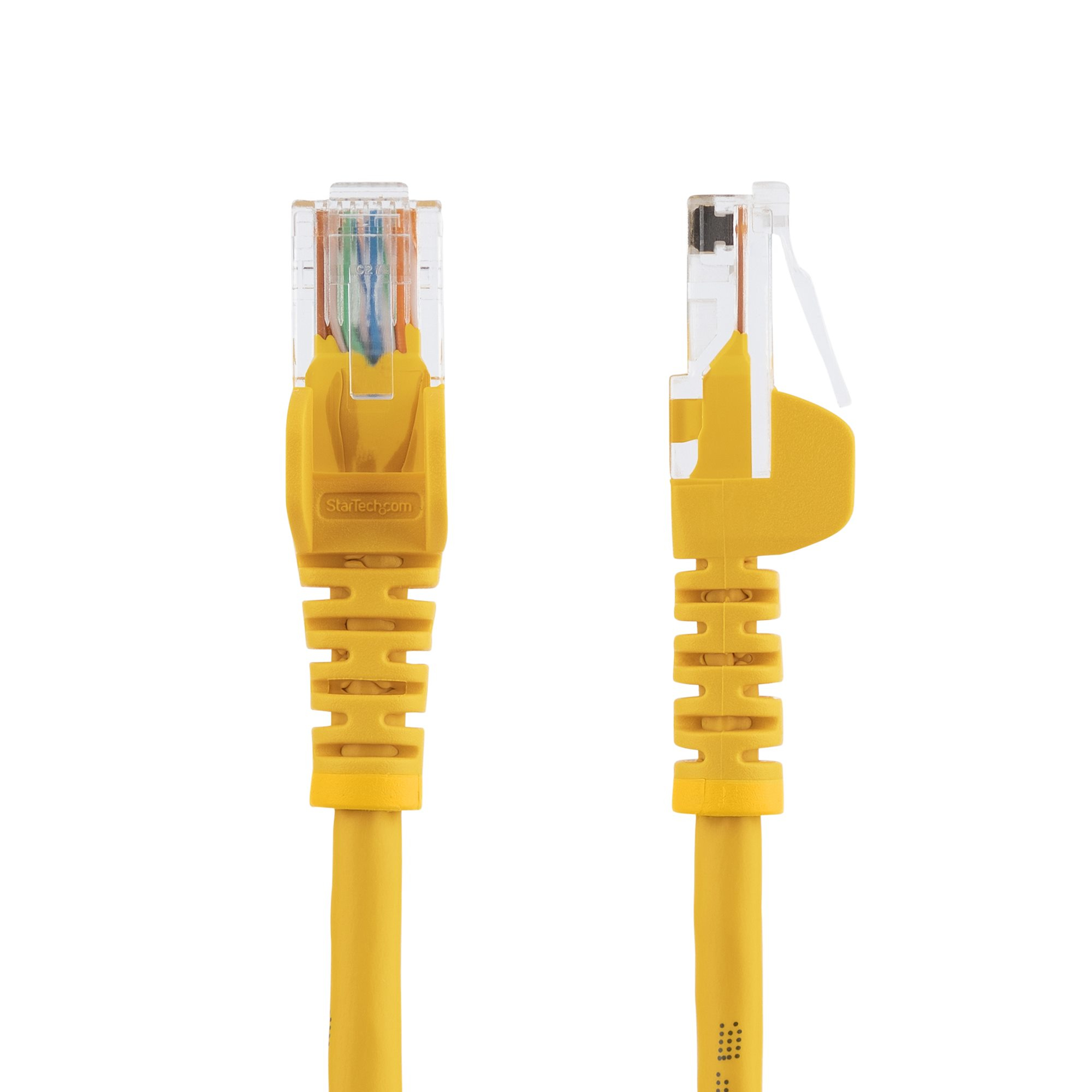 StarTech.com 5m Cat5e Ethernet Netzwerkkabel Snagless mit RJ45 - Cat 5e UTP Kabel - Gelb - Netzwerkkabel - RJ-45 (M), Ansicht 3
