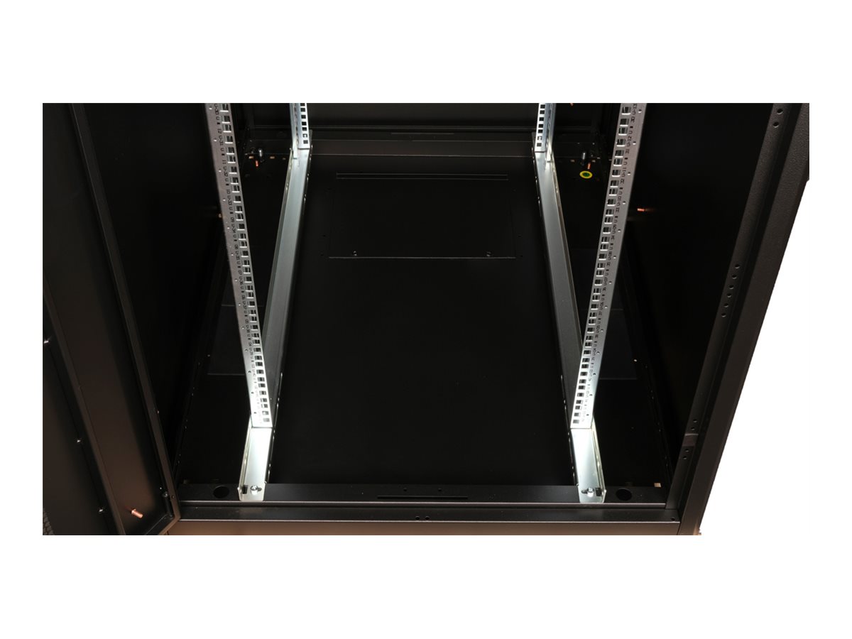 ROLINE 19 Zoll Serverschrank Basic 42 HE 800x1000 BxT perforiert schwarz, Ansicht 4
