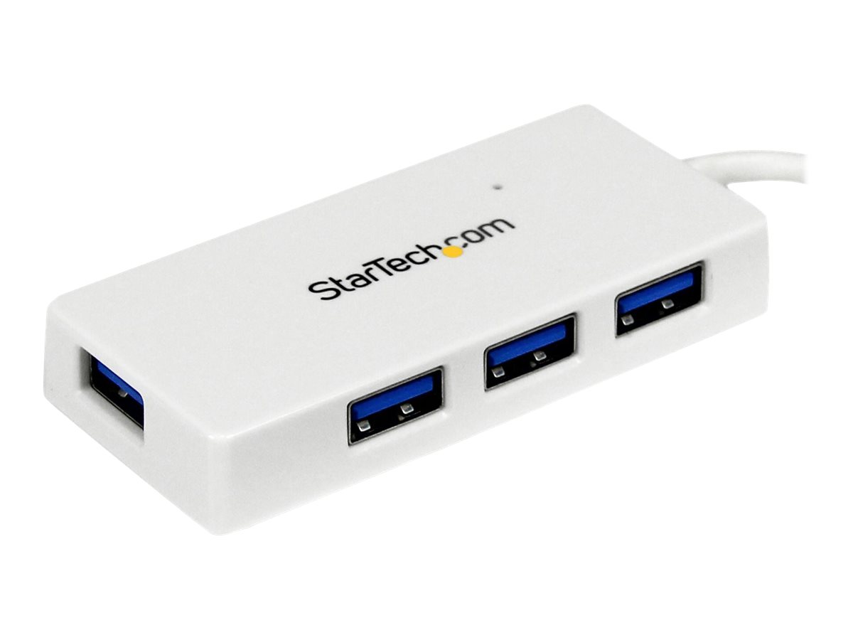 StarTech.com 4 Port USB 3.0 SuperSpeed Hub - Weiß, Ansicht 5