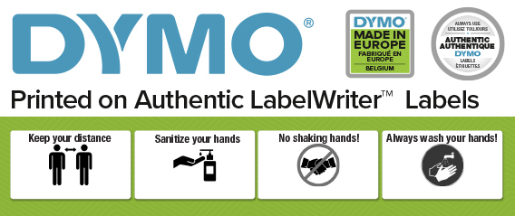 Dymo LabelWriter Address - Permanenter Klebstoff - weiß - 28 x 89 mm 3120 Etikett(en) (12 Rolle(n), Ansicht 4