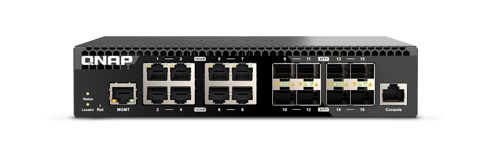 QNAP QSW-M3216R-8S8T Management Switch - Switch - 16-Port, Ansicht 2