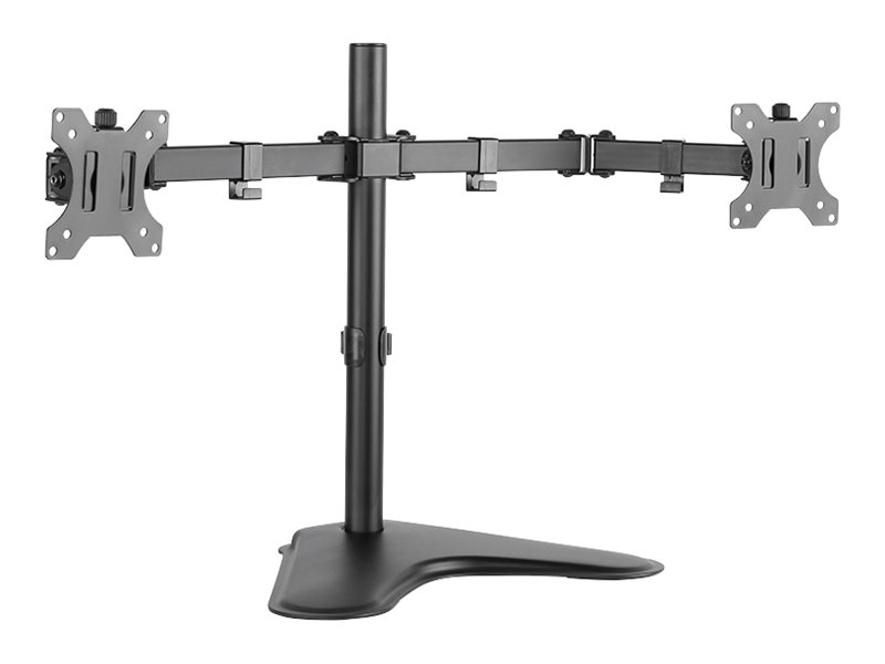 LogiLink Dual Monitor Desk Stand - Befestigungskit für 2 Monitore (einstellbarer Arm), Ansicht 3