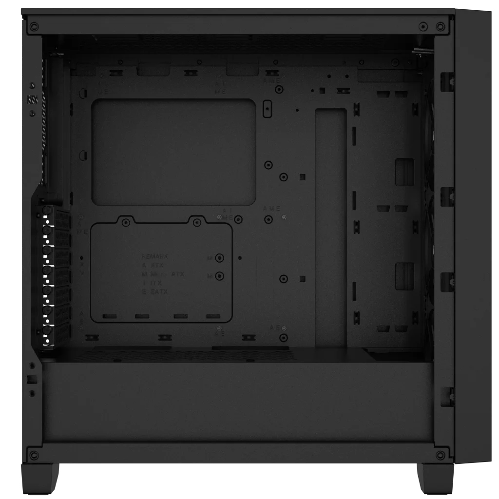Corsair 3000D RGB Tempered Glass Mid-Tower Black, Ansicht 4
