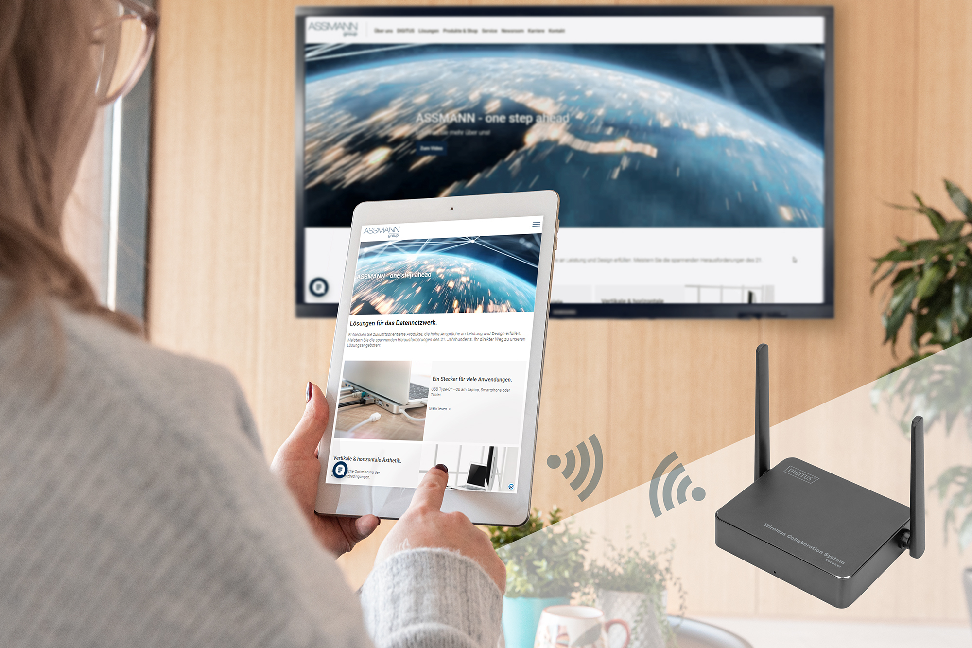 DIGITUS Click & Present Pro - Wireless Collaboration System, Ansicht 3