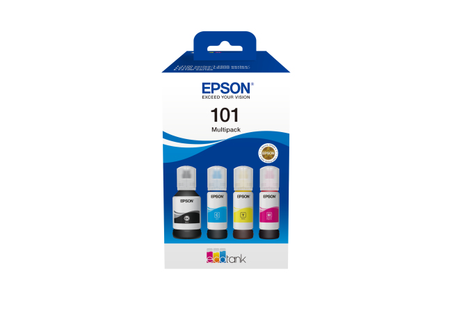 Epson 101 Multipack - 4er-Pack - Schwarz, Gelb, Cyan, Magenta, Ansicht 2
