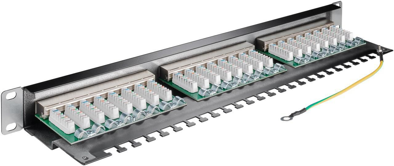 MicroConnect Patch Panel - CAT 6 - STP - RJ-45 X 24 - Schwarz - 48.3 cm (19), Ansicht 2
