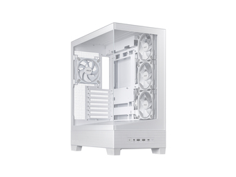 ASUS A31 Plus TG ARGB ATX Gaming Gehäuse mit Seitenfenster weiß -• Midi-Tower Gehäuse
