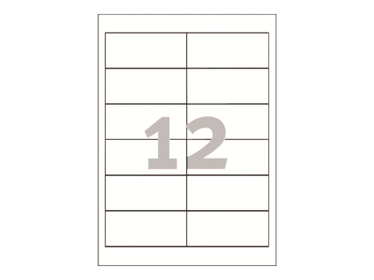 Avery Zweckform Avery - Weiß - 97 x 42.3 mm 1200 Etikett(en) (100 Bogen x 12), Ansicht 2