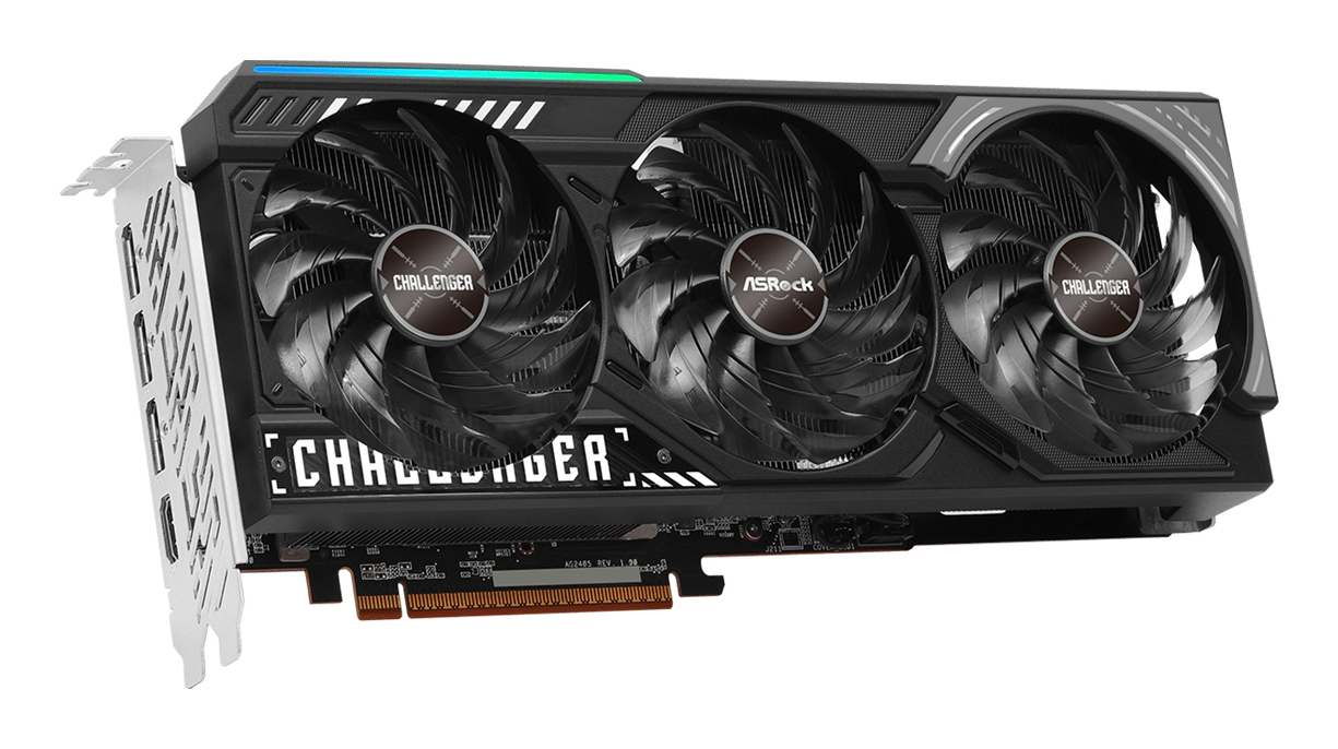ASRock Radeon RX 9070 Challenger 16GB - Grafikkarten, Ansicht 4