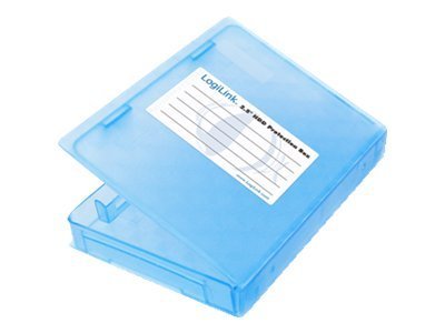 LogiLink HDD Schutz-Box für 1x 6.3cm (2,5 Zoll) blau wasseresist