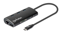 152440 - USB Typ-C - HDMI,RJ-45,USB 3.2 Gen 1 (3.1 Gen 1) Type-A,USB 3.2 Gen 1 (3.1 Gen 1) Type-C - 3840 x 2160 Pixel - MicroSD (TransFlash),SD - 800 Mbit/s - Schwarz