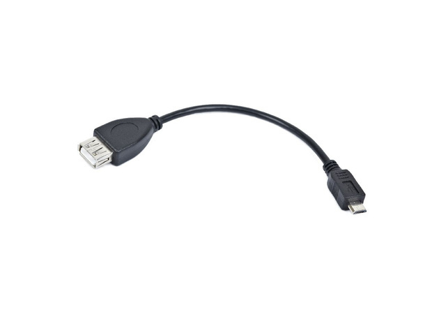 Lanberg USB Micro M ->USB-A F 2.0 Kabel OTG sw OEM - - Digital/Daten - Kabel - Digital/Daten, Ansicht 2
