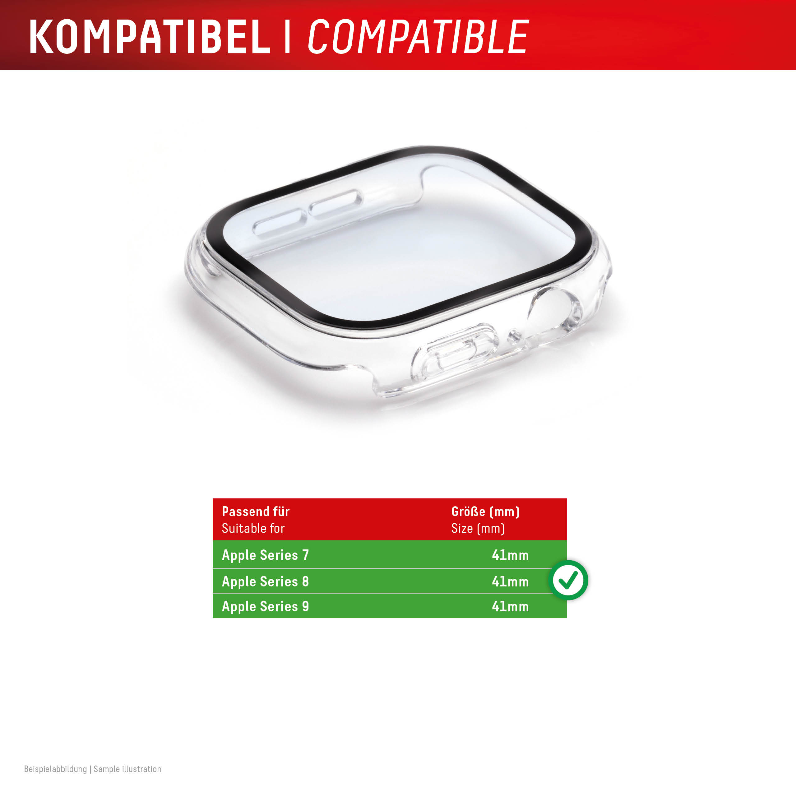 E.V.I. DISPLEX Full Body Apple Series 7/8/9, 41mm,clear, Ansicht 4