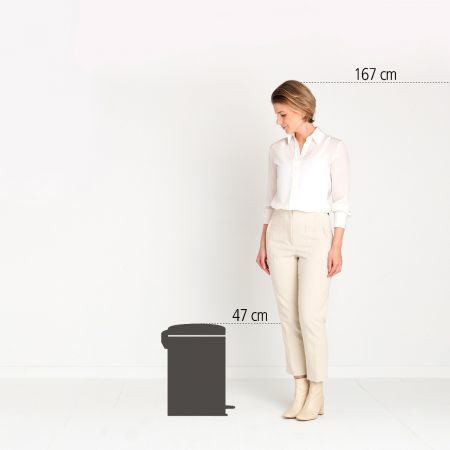 Brabantia NewIcon - 20 l - Rund - Beige - Terrasse - 29 cm - 290 mm, Ansicht 4