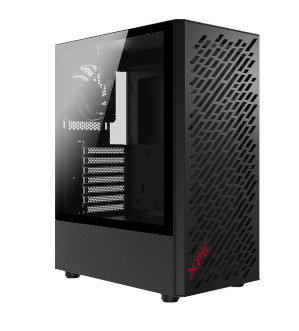 ADATA XPG VALOR AIR - Mid tower - ATX - Seitenteil mit Fenster (gehärtetes Glas) - schwarz, Ansicht 2
