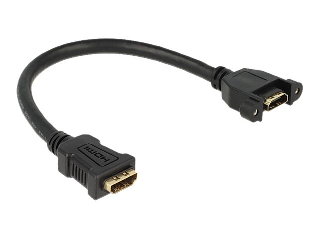 Delock HDMI A Buchse > HDMI A Buchse - HDMI-Kabel