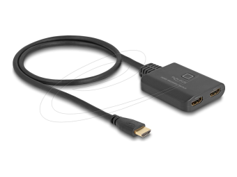 Delock VideoAudio-Schalter - 2 x HDMI - Desktop