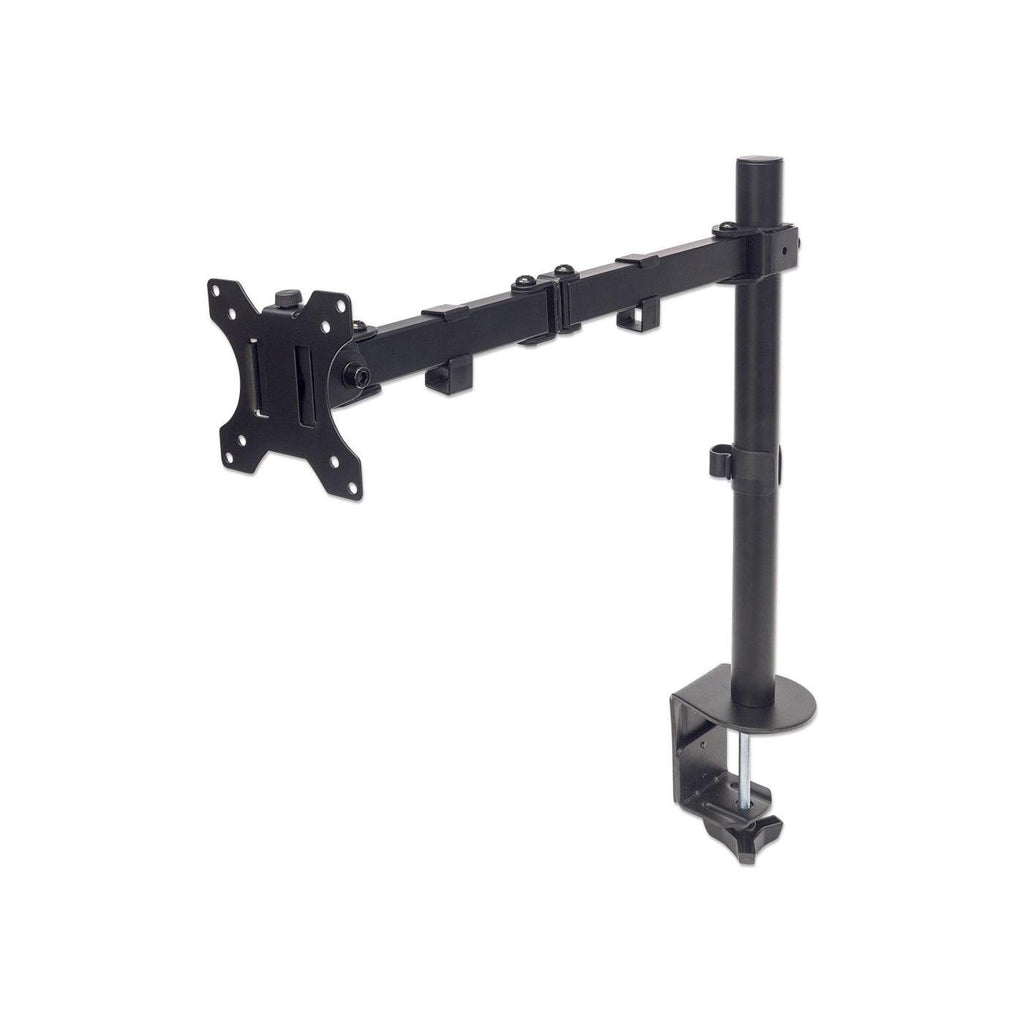 Manhattan TV & Monitor Mount, Desk, Full Motion, 1 screen, Screen Sizes: 10-27, Black, Clamp Assembly, VESA 75x75, Ansicht 4