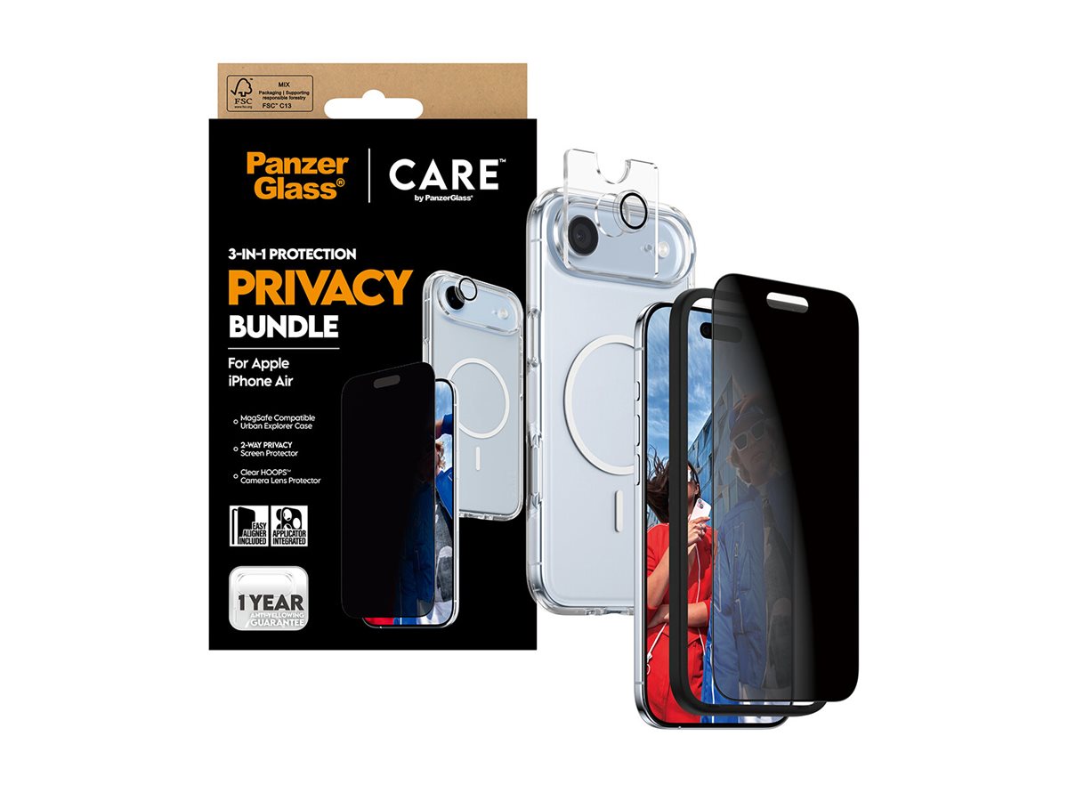 PanzerGlass CARE 3-in-1 Flagship Privacy Bundle iPhone Air, Ansicht 4