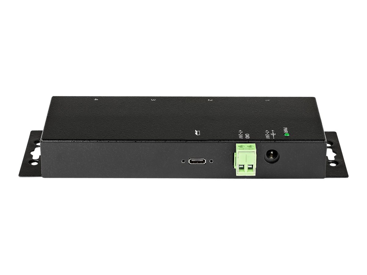 StarTech.com 4 Port USB-C Hub 10 Gbit/s -Metall  Industrieller USB-C Hub - 2x USB-C & 2x USB-A, Ansicht 5