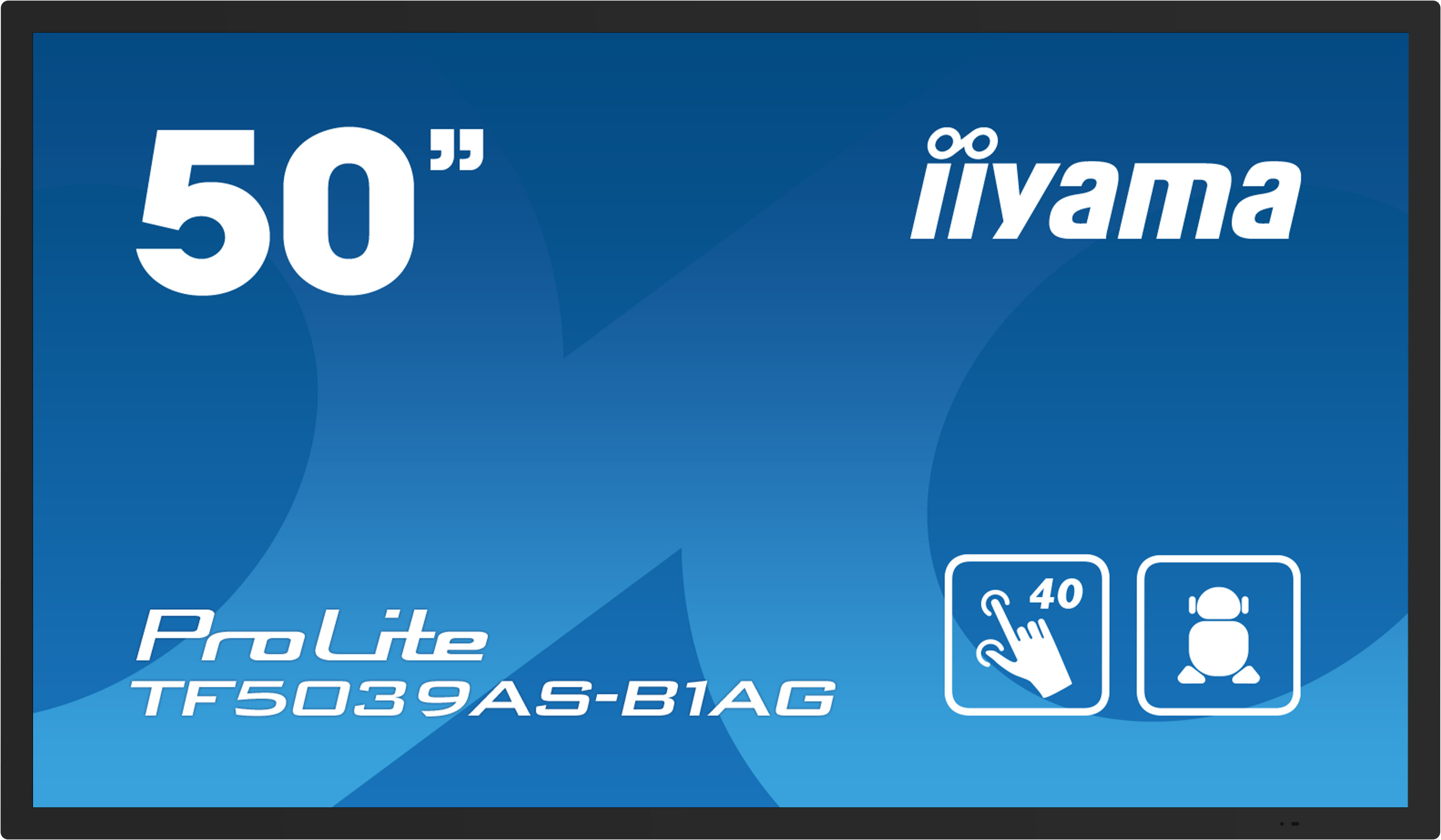Iiyama 50 TF5039AS-B1AG HDMI DP USB, Ansicht 3