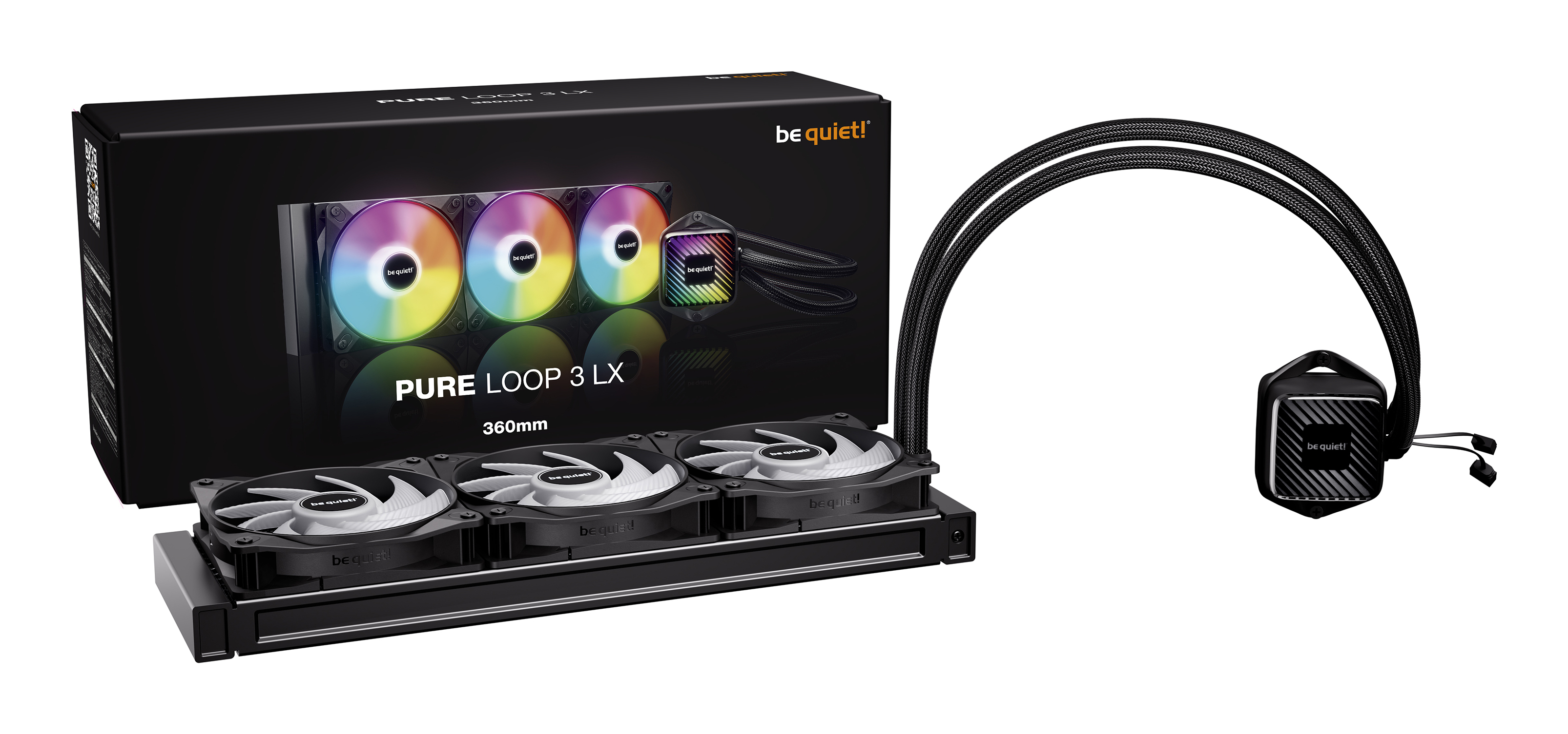 Be Quiet! Pure Loop 3 LX 360mm Wasserkühlung - AMD Sockel AM4 (Ryzen), Ansicht 4
