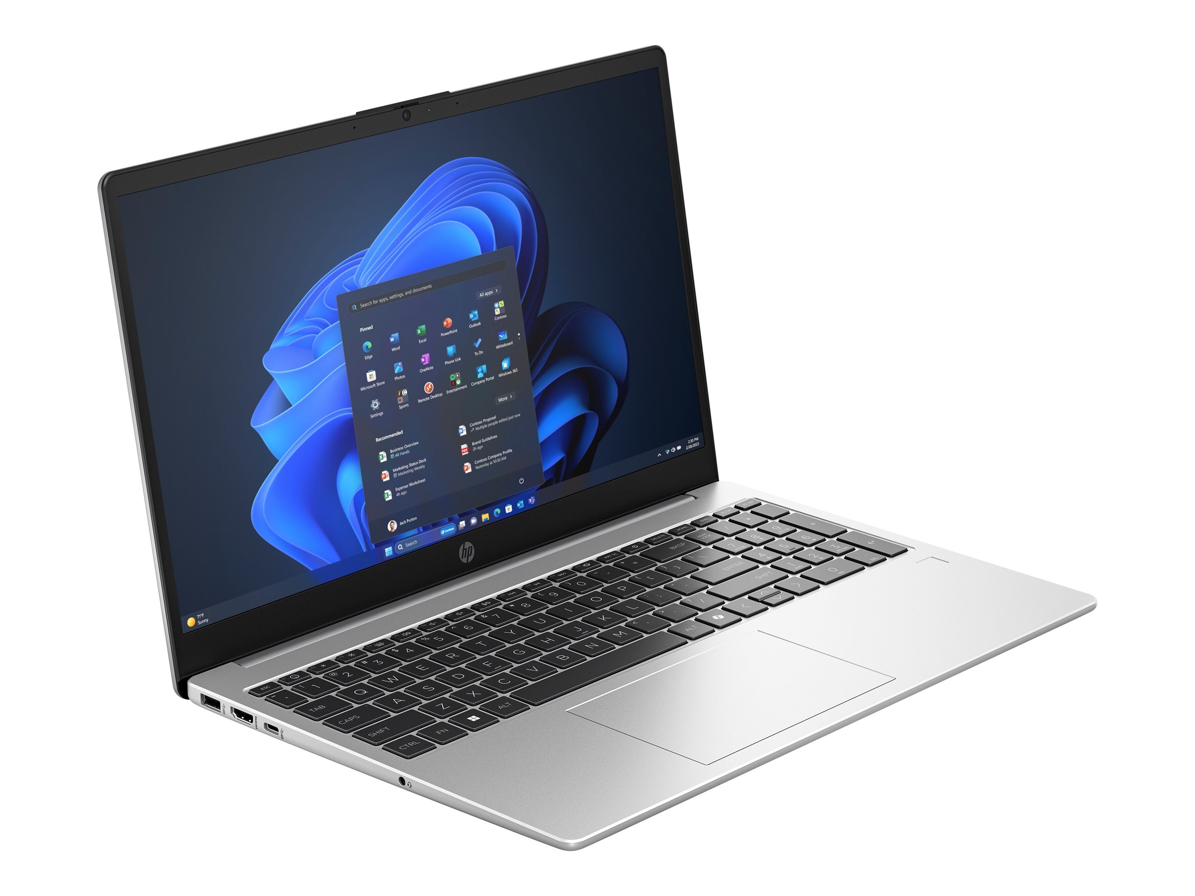 HP 255R G10 Notebook - AMD Ryzen 5 7535U / 2.9 GHz - Win 11 Pro - Radeon 660M - 16 GB RAM - 512 GB SSD NVMe - 39.6 cm (15.6")