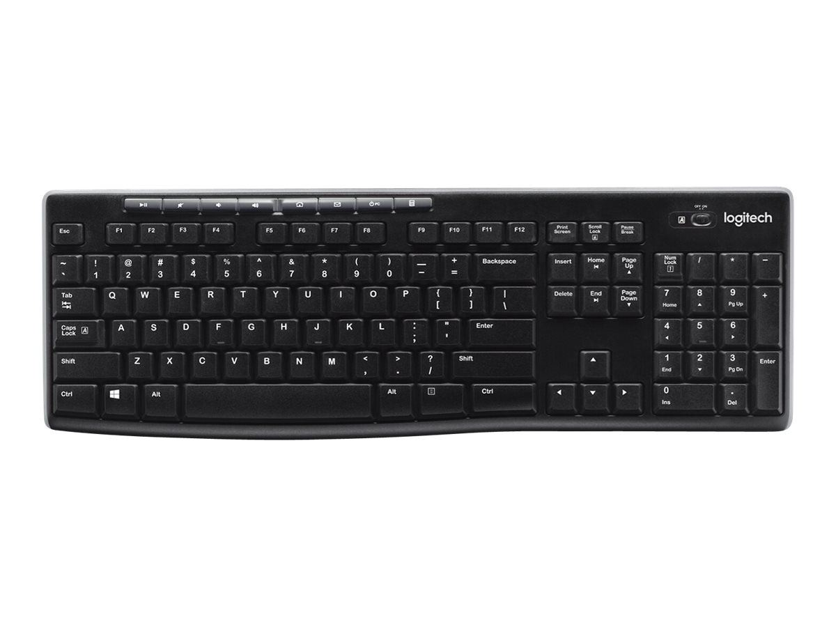 Logitech Wireless Keyboard K270 - Tastatur - kabellos - TL: US, QWERTY, Ansicht 3