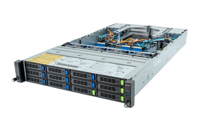 Gigabyte R283-Z93 rev. AAL1 Rack Server 2U Dual Sockel SP5 R283-Z93-AAF1 - Server - NVMe