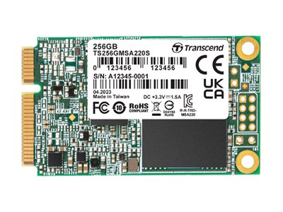 Transcend 220S - SSD - 256 GB - intern - mSATA