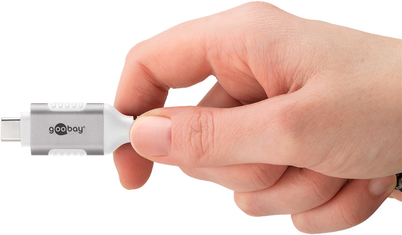 Goobay 74386 - Netzwerkadapter Kabel USB 3.1 Typ C Gigabit Ethernet 1.5 m - Kabel - Digital/Daten, Ansicht 2