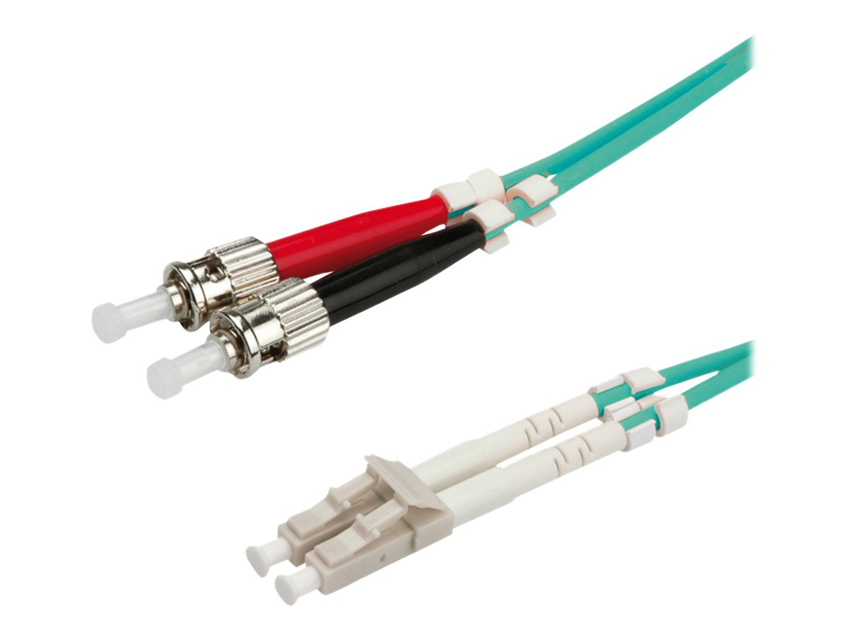 Roline Fibre Optic Jumper Cable - Netzwerkkabel - LC Multi-Mode (M) zu ST multi-mode (M) - 10 m - Glasfaser - 50/125 Mikrometer