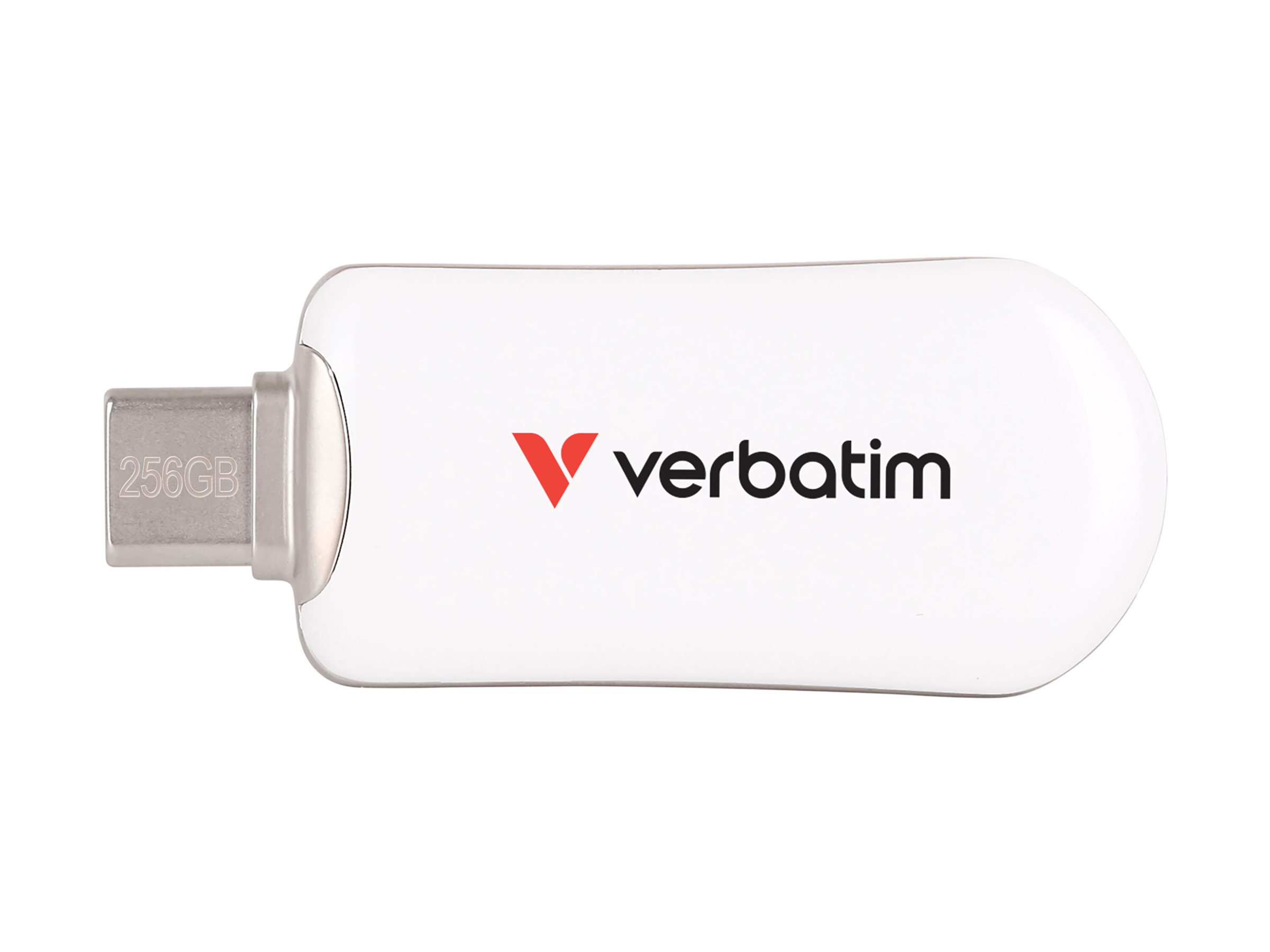 Verbatim PLECTRA USB-C FLASH DRIVE WHITE 256GB, Ansicht 4
