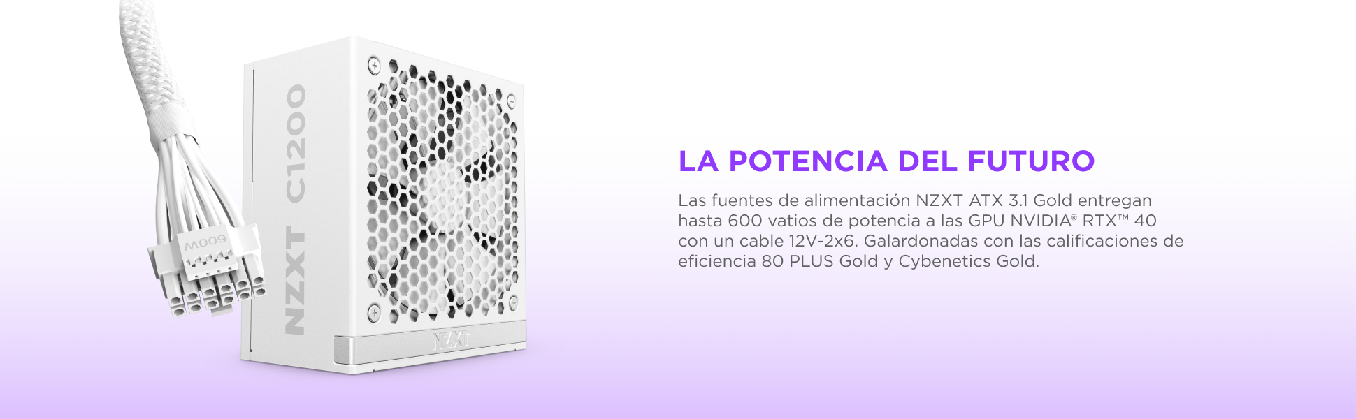 NZXT C-Series C1200 - Netzteil (intern) - ATX12V 3.1/ EPS12V 2.92, Ansicht 3
