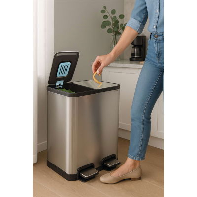 Jakob Maul GmbH Abfallbehälter MAULcycle 20l+ Edelstahl, Ansicht 4