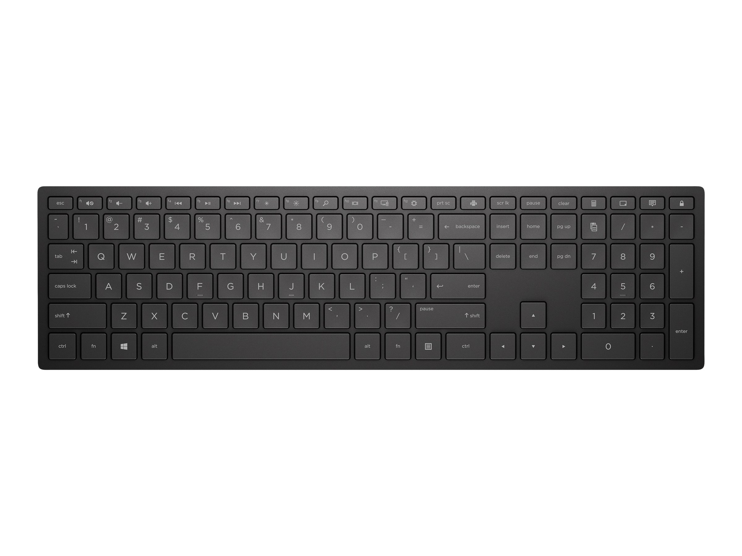 HP Pavilion 600 - Tastatur - kabellos - TL: Nordisch, QWERTY, Ansicht 3