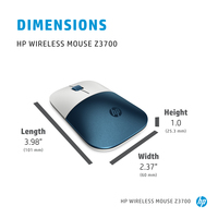 Hewlett Packard (HP) Z3700 Forest Wireless Mouse