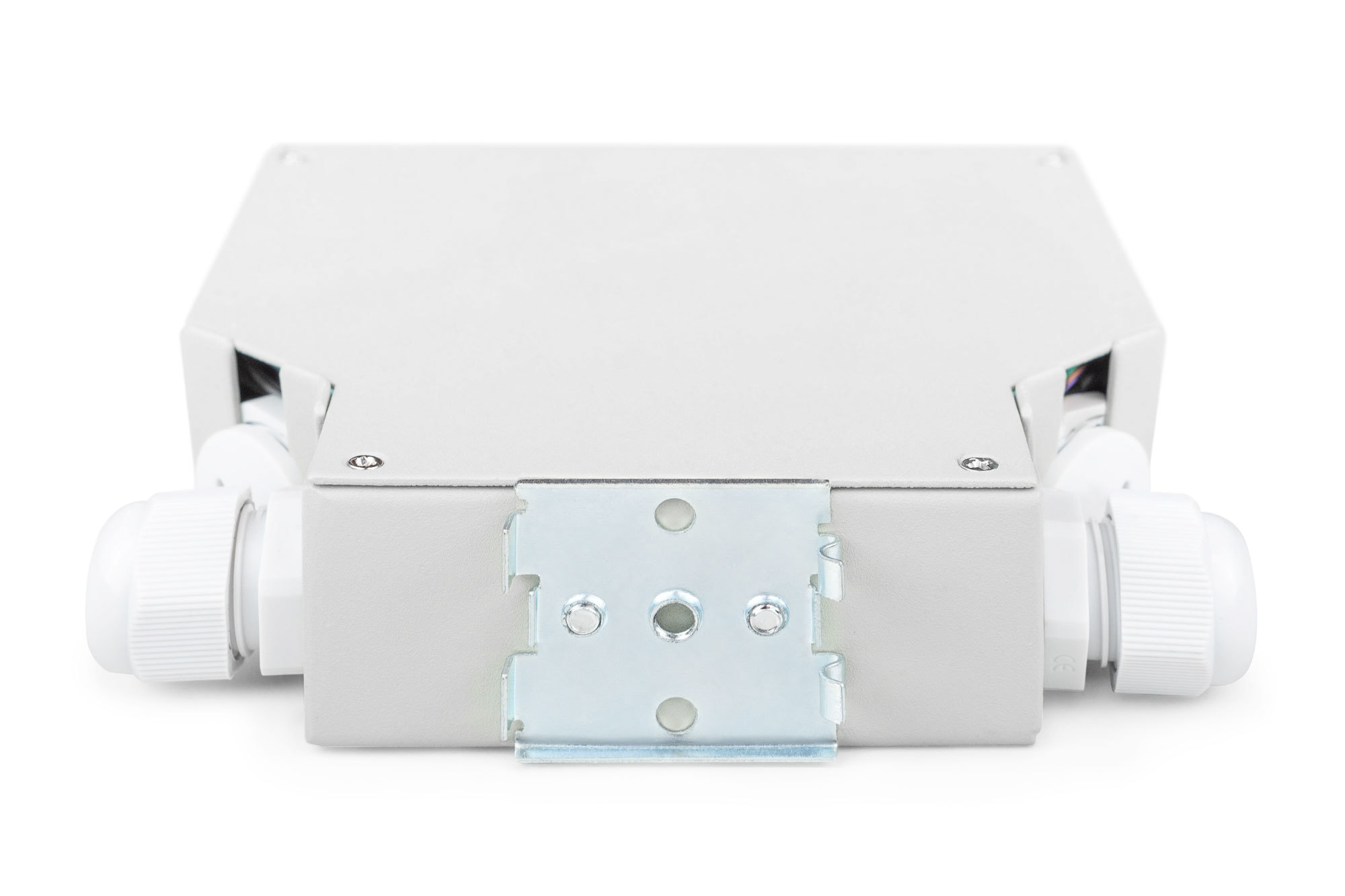 DIGITUS LWL-Hutschienenbox, MM-OM4, bestückt, mit SC-Adapter und Pigtail, Ansicht 2