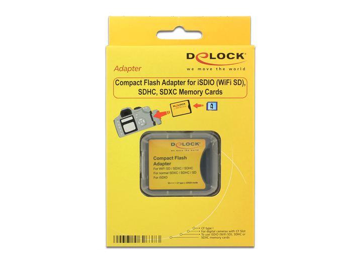 Delock Kartenadapter (SD, SDHC, SDXC) - CompactFlash, Ansicht 2